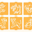 1.png Lion king stencil set of 6 for Coffee and Baking