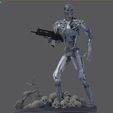 S-99.jpg Terminator T-800 Endoskeleton Salvation Diorama T2 Improved Version