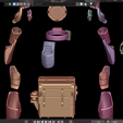 blender_tAyfp6MGlP.png Deadlock Cosplay Wrecker Default costume Valve's Deadlock Full armor and weapon Revolver Hell Gun Shotgun Sword Saber Cosplay Kit , kitbash ALl in one