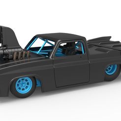 1.jpg Fichier 3D Camion Dragster à l'échelle 1:25・Modèle à télécharger et à imprimer en 3D