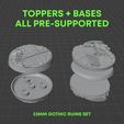 Artboard-Copy.png 32 MM GOTHIC RUINS TOPPERS & BASES SET