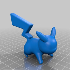 b9de1c5b631d15295454b5bddbd15fd3.png Fichier STL gratuit Pikachu tail fix (et pot de fleurs)・Idée pour impression 3D à télécharger, DinosaurNothlit