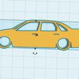 Web-capture_12-10-2023_131440_www.tinkercad.com.jpeg VW Passat B3 35i Volkswagen Saloon Silhouette Keyring