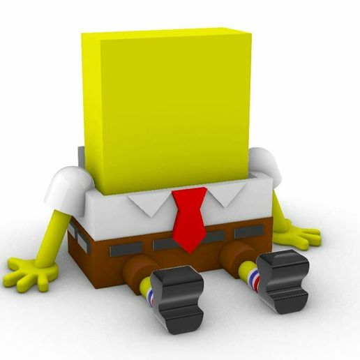 Sponge bra; SpongeBob pants