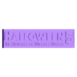 HALLOWEEN V Logo Display by MANIACMANCAVE3D.stl 17x HALLOWEEN Logo Display Bundle (1978 - 2022) by MANIACMANCAVE3D