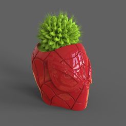 untitled.62.jpg Fichier STL POTS SPIDERMAN・Modèle imprimable en 3D à télécharger