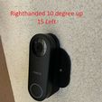 right_10_15.jpg Reolink Doorbell 68mm Righthanded 10°up15°Left