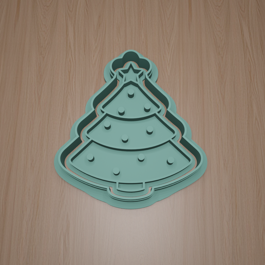 Christmas tree cookie cutter