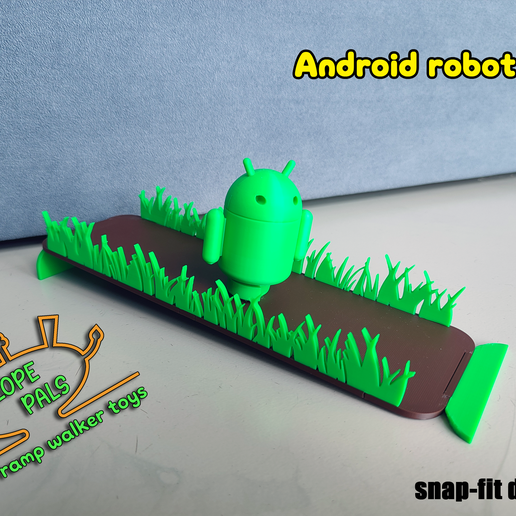 🤖 Android robot – the ramp walker toy, one of the Slope Pals・ 3MF File ...