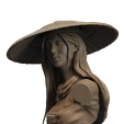18.543.png Psylocke Bust 3D Print