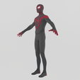 Renders0017.png Spiderman Miles Morales Spiderverse Textured Lowpoly