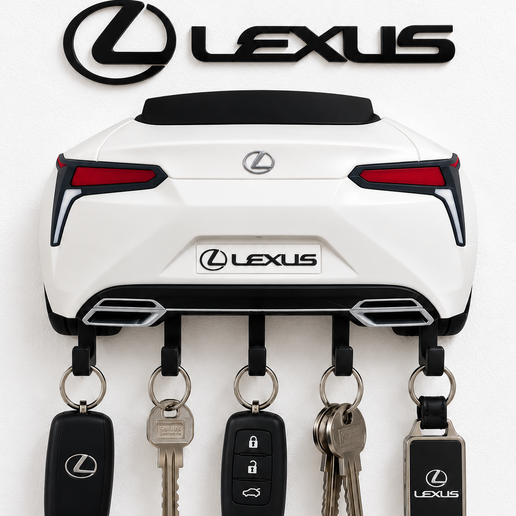 Lexus LC 500 – Support mural porte-clés