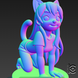 SNAG-1406.png Catgirl Crawler - 3D Model for Printing