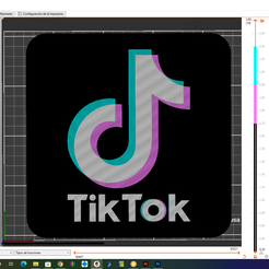 TIKTOK.png 3MF file TIKTOK LOGO・3D print object to download, afon82