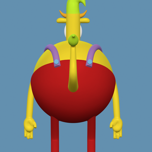 🐄 Heffer - La vida moderna de rocko・Archivo STL para Impresión 3D・Cults