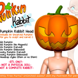 pu1.png [KABBIT ADDON] - Punkin Head for Kabbit BJD - (For SLA and FDM Printing)
