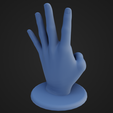 Four_3.png 3D Hand Sign "Four"