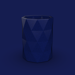 f26e2cd5-0b92-468d-b449-26e5f91fdd86.png Free STL file 68. Facet Origami Geometric Bonsai Pot - V11 - Hanabi (Inches)・3D printable model to download