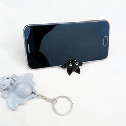 IMG_20161022_180103r (3.jpg STL-Datei Bat Smarphone Stand kostenlos・3D-druckbares Objekt zum herunterladen