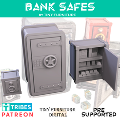 BankSafes.png Файл STL Банковские сейфы・Шаблон для загрузки и 3D-печати