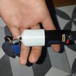 IMG_20230928_191839.jpg STL file BIC lighter holder・3D printable design to download