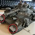 Front-Guards.jpg Baneblade DKOK Krieg Mudguards (Front and Rear)