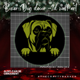 boxer-dog-round-decor.png Boxer Round Decor / Boxer Dog Wreath decor / Magnet