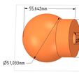 Design3 - p5.jpg door knob 3D model ready printing and cnc-made
