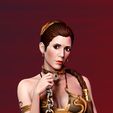 0-1.jpg Likeness Carrie Fisher head for Slave Princess Leia
