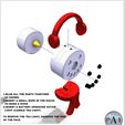 VOTIVE-SNOWMAN-EARMUFFS-VERSION.jpg SET OF FOUR ORNAMENTS