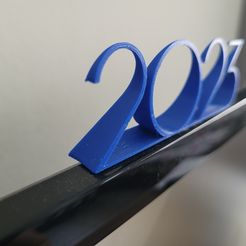 20230117_140805.jpg STL-Datei Neujahr 2023・Design für 3D-Drucker zum herunterladen