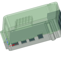 Pi4_Assembled_T.PNG 3D-Datei Raspberry Pi 4 Gehäuse mit Lüfter und Pi TV Hut kostenlos・Design für 3D-Drucker zum herunterladen