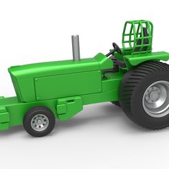 1.jpg Fichier 3D Tracteur Pulling Tractor John Deere 6030 Pro Stock Scale 1:25・Modèle pour impression 3D à télécharger, CosplayItemsRock