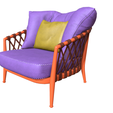 1.png Armchair with cushion
