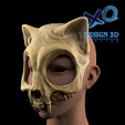 221.GIF MASCARA CALAVERA GATITO halloween