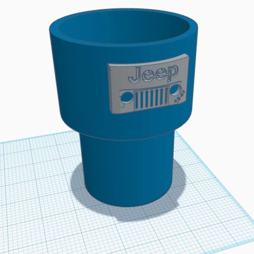 Hydroflask Cup Holder Adapter 3D model