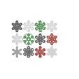 All_Render.png Star Wars Snowflakes for your nerdy X-Mas Tree