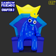 11111.png BLUE FROM RAINBOW FRIENDS CHAPTER 2 ODD WORLD | ROBLOX GAME | 3D FAN ART