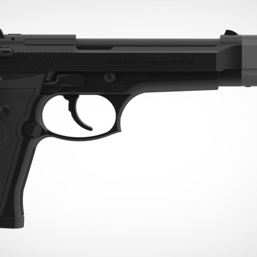🔫 Pistol Beretta 92FS from the movie Underworld 2003 3D print