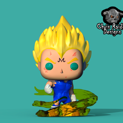 untitled.261.png Archivo STL Majin Vegeta Funko Pop・Modelo imprimible en 3D para descargar