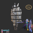 untitled_BL-17.png Battle Academia Leona Shield 3D Model Digital File - League of Legends Cosplay - Leona Cosplay - 3D Printing- 3D Print - LOL Cosplay