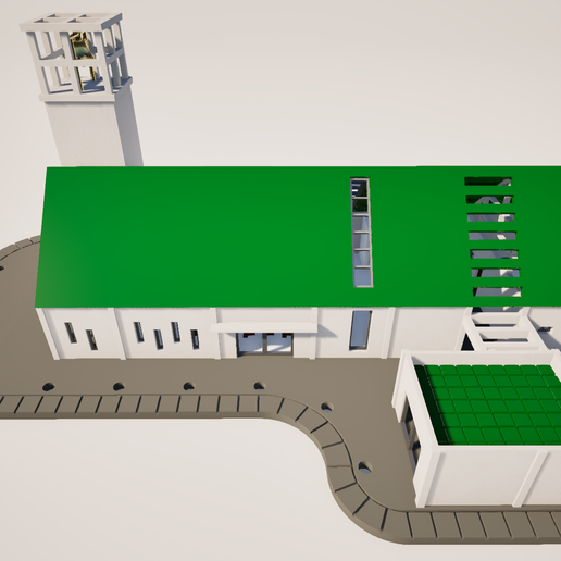 iglasiacampanarioN07.png 3D Church in N scale (updated)
