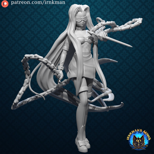 🎲 Medusa (Rider)・ STL File for 3D printing・Cults