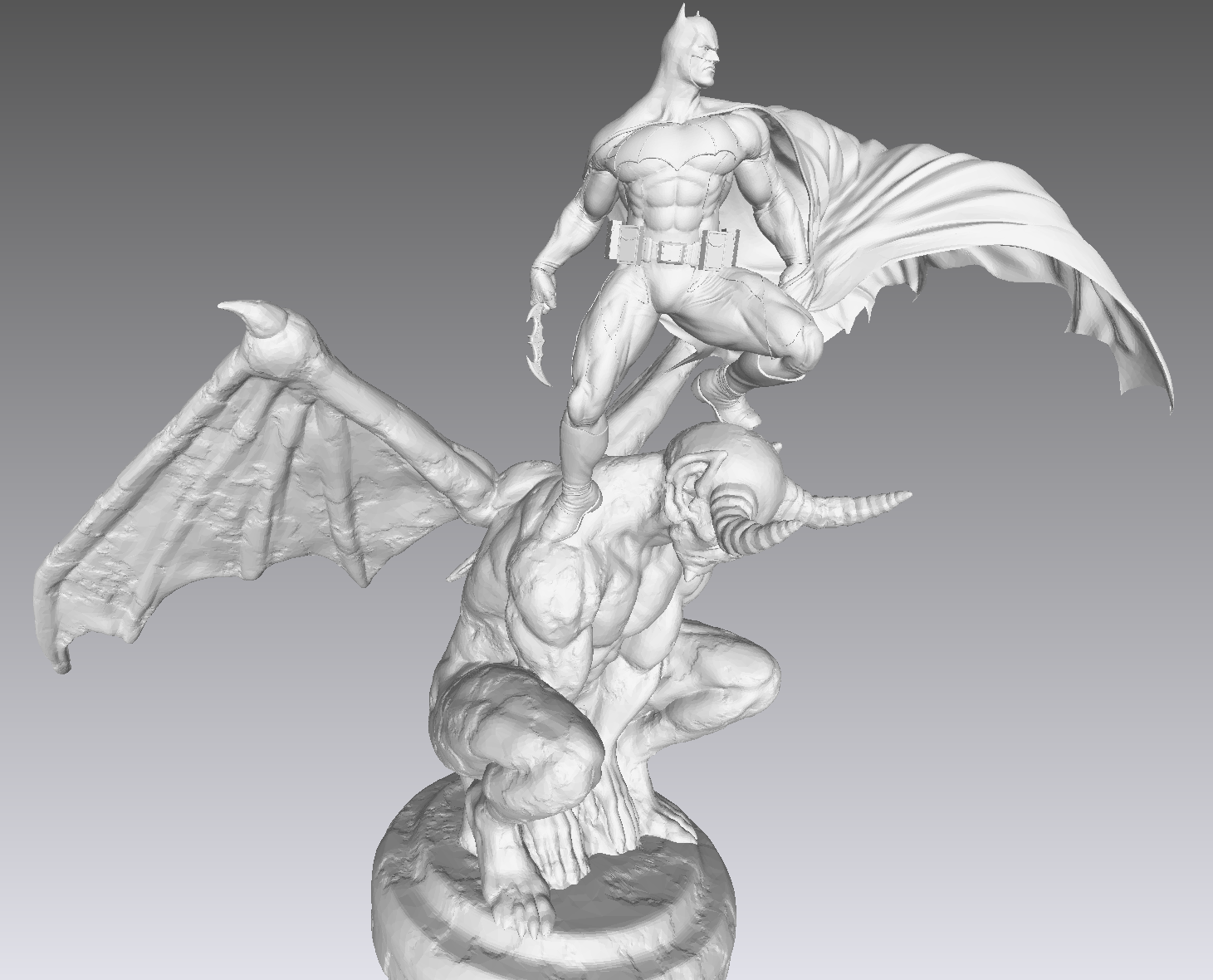 Free STL file batman gargoyle・3D printer design to download・Cults