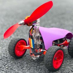 q5.jpg Free STL file Jet vehicle Rc・Object to download and to 3D print
