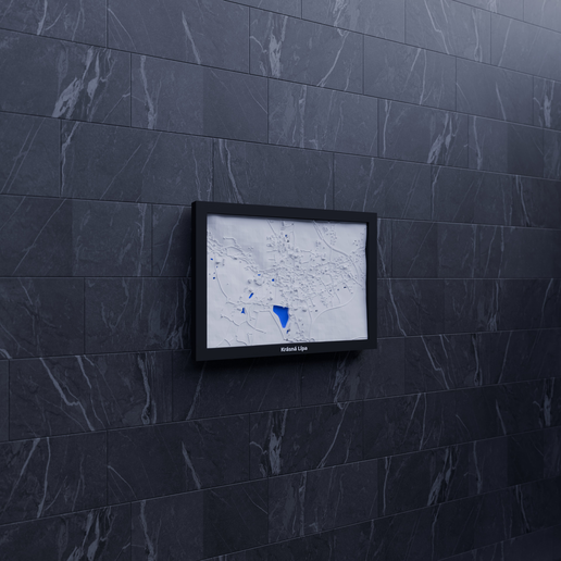 Krásná Lípa, Czechia - 3D Miniature