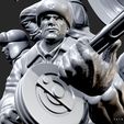 300520 - Wicked - Captain America 08.jpg Wicked Marvel Avengers Captain America 3d Sculpture: STL ready for printing
