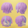 rui.png Kamishiro Rui(Project SEKAI COLORFUL STAGE!) Ob11 Nendoroid Hair STL File