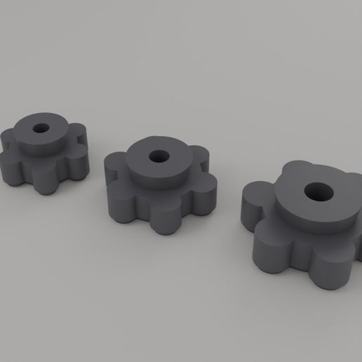 Star Knob / Clamping Knob for M5, M6, M8 Hex Nut or Bolt - Replacement Hand Knob
