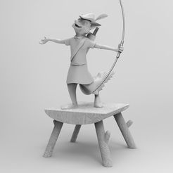 Full.jpg Archivo STL gratuito Robin Hood・Objeto para descargar e imprimir en 3D